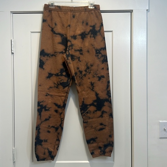 In Your Face Apparel Brown and Black Tie-Dye Sweatpants size small. - Picture 3 of 6